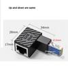 90 Degree Network Cable Connector LAN Extension Adapter for Cat5 Cat6 LAN Ethernet Network Cable
