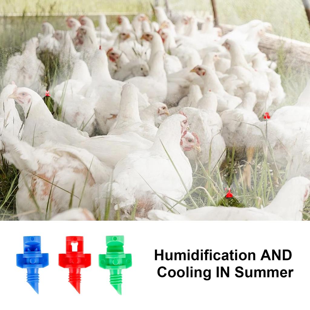 300 шт./компл. распылительная насадка для распыления, микроразбрызгиватели, капельное кольцо, ирригационные эмиттеры, насадка для распыления 90/180/360 градусов2025