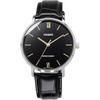 [Casio] CASIO Quartz Men's Watch MTP-VT01L-1B Black x Black Leather Band Overseas Model [Parallel...