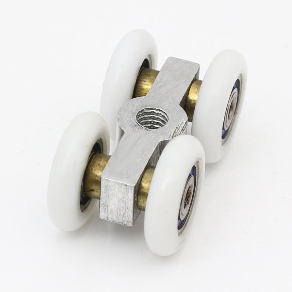 2 шт. металлический подвесной раздвижной ролик 1,85*0,87 дюйма комплект дверных роликов нержавеющий шкив фурнитура шкаф