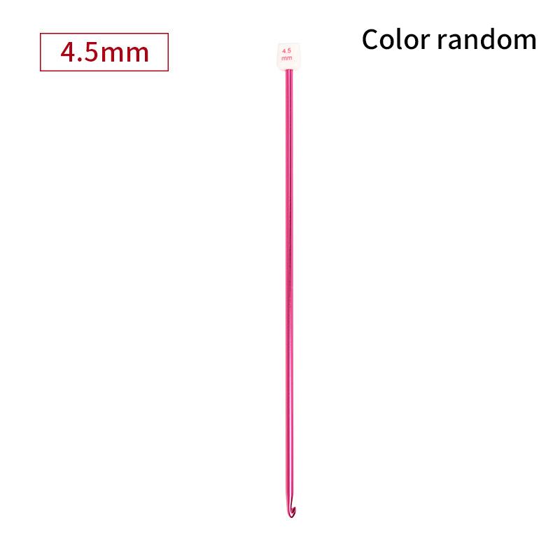 1 шт., иглы для свитера, разноцветные тунисские афганские крючки, длинные алюминиевые ткацкие инструменты, 2,5–8 мм