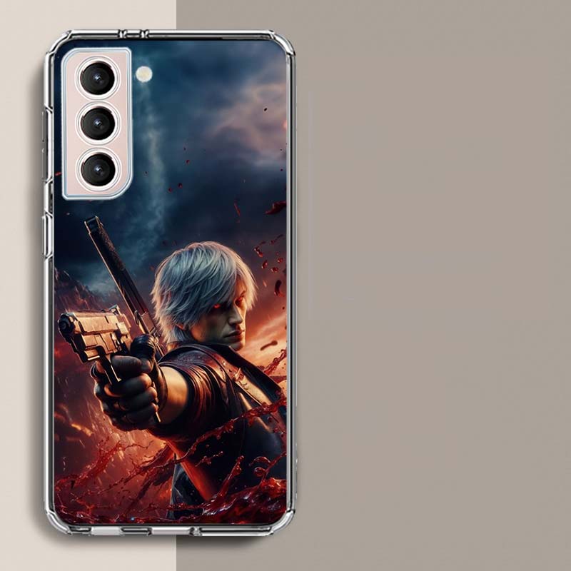 Чехол для телефона D-Devil May Cry DMC для Samsung Galaxy S25 Edge S24 S23 FE S21 S20 S10 Plus S22 S26 Ultra Прозрачные чехлы TPU Capa