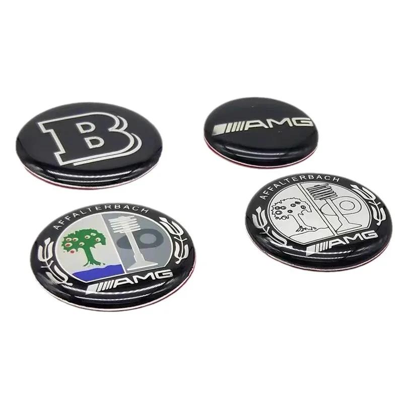 XDFMN1 Hot 2026 New For Benz 29mm Logo Car Multimedia Knob Emblem Badge Stickers For Mercedes Benz AMG W124 W140 W163 W203 W204 W205 GL