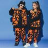Wang Jiaer Inspired Kids' Street Dance Outfit: Boys' Hip-Hop Trendy Wear, Girls' Camouflage Performance Attire