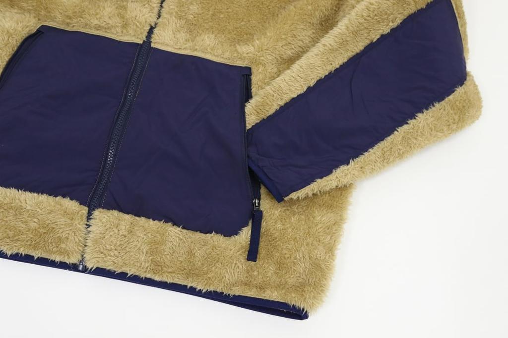 POLO RALPH LAUREN Флисовая куртка с капюшоном и панелями Retro Pile Performance, большого размера, мужская, на молнии, с логотипом Pony, L, Хаки/Темно-синий (Код товара 01010066)