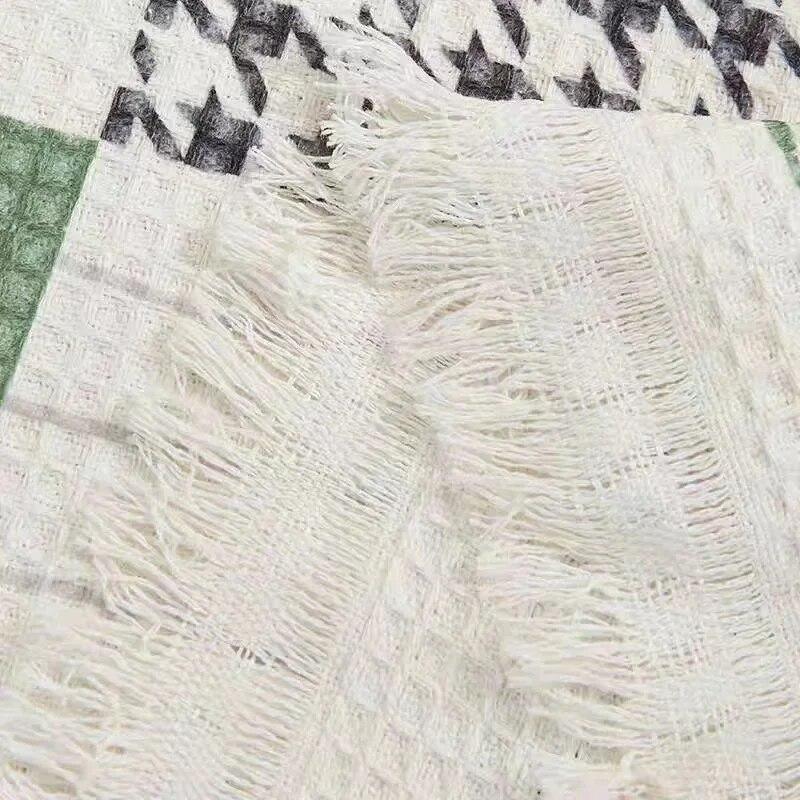 Одеяло с линиями, одноместное, полное, четырехсезонное, хлопковое, чехол для дивана, пылезащитный чехол против кошачьих царапин, одеяло для дивана