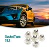 ACROPIX LED Dashboard Panel Light Lamp Bulb Car Interior T4.2 Ice Blue 3020 White 6pcs