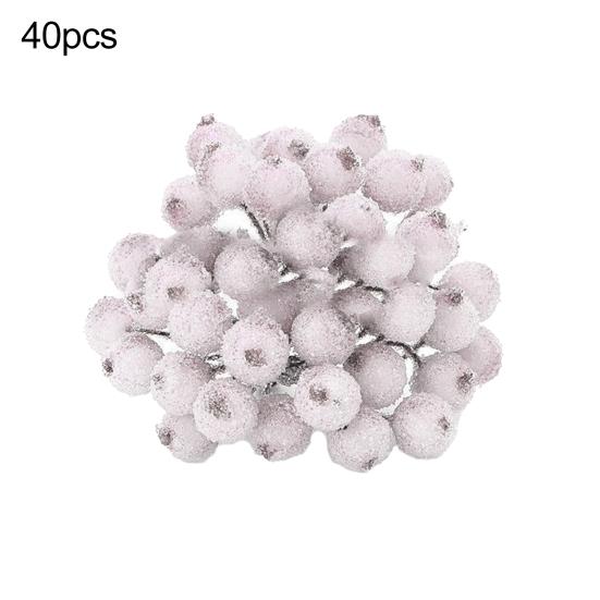 1 букет искусственных ягод падуба, не требующих ухода, изысканный домашний декор, симпатичные искусственные ягоды для самостоятельного изготовления