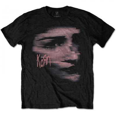 Футболка унисекс Korn для взрослых с вырезами на лице