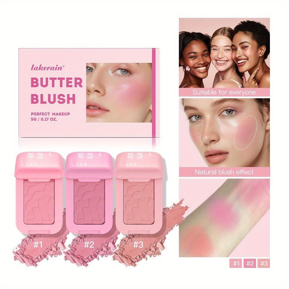 Butter Blush, Contour Matte Blush, Enhance Complexion, Soft Face Makeup, Moisturizing Lipstick