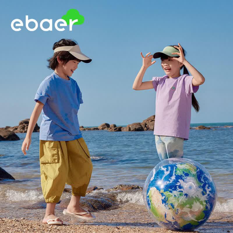 Детская охлаждающая антибактериальная футболка с коротким рукавом EBAER