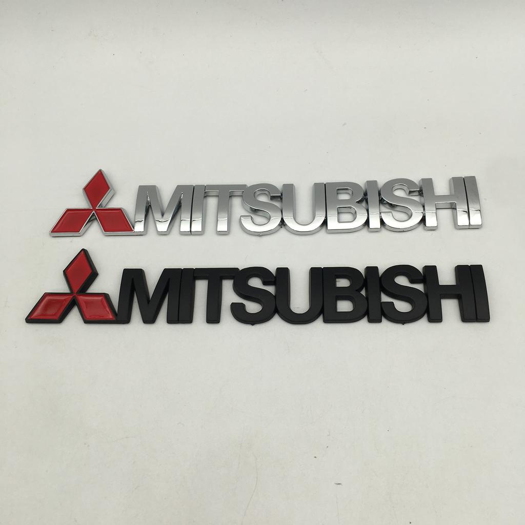 1 шт. 3D ABS для автомобиля Mitsubishi буквы эмблема задняя Хвост Грузовик значок наклейка Стикер стайлинг авто Аксессуары