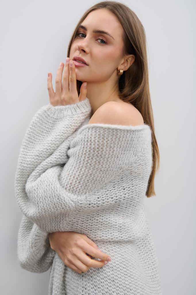 Cloud Embrace Long Cardigan Gray
