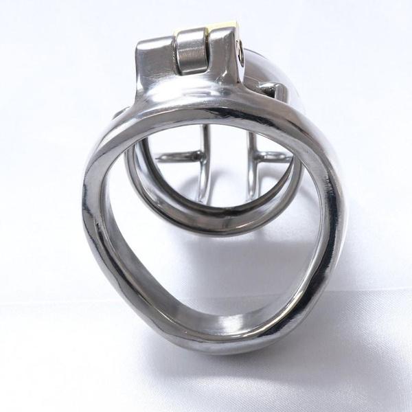 Нержавеющая сталь целомудрие замок клетка для пениса для мужчин