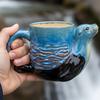 325 мл 3D кружка для кофе «Морские животные» Ручная работа Смоляная чашка со скульптурой кита/дельфина/акулы/черепахи Посуда для напитков на морскую тематику для любителя моря в подарок