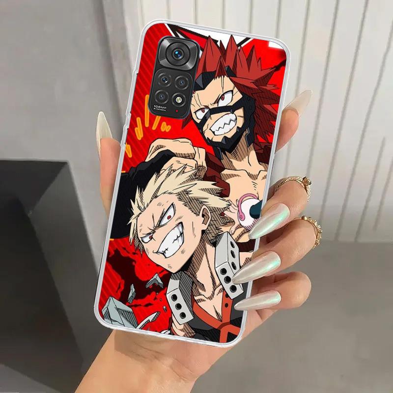 Чехол для телефона My Hero MHA Бакуго Кацуки для Xiaomi Redmi Note 15 14 14S 13 12S 12 Pro 11S 11 Plus 11T 11E 10S Мягкий Чехол Принт Sh