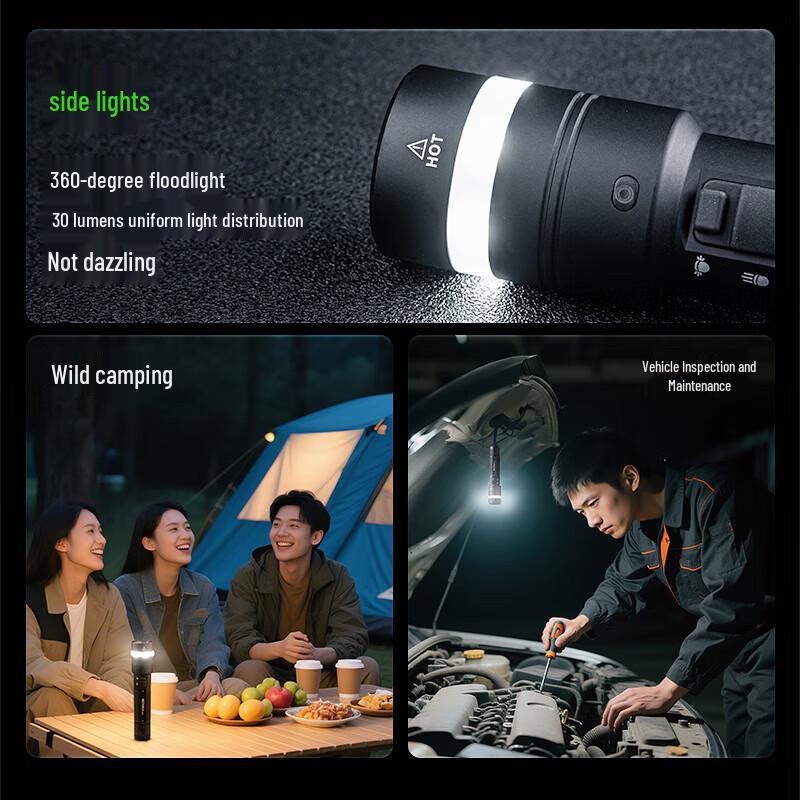 NEXTORCH C61 Интегрированный фонарь с плавным регулированием яркости, совмещающий точечный и рассеянный свет