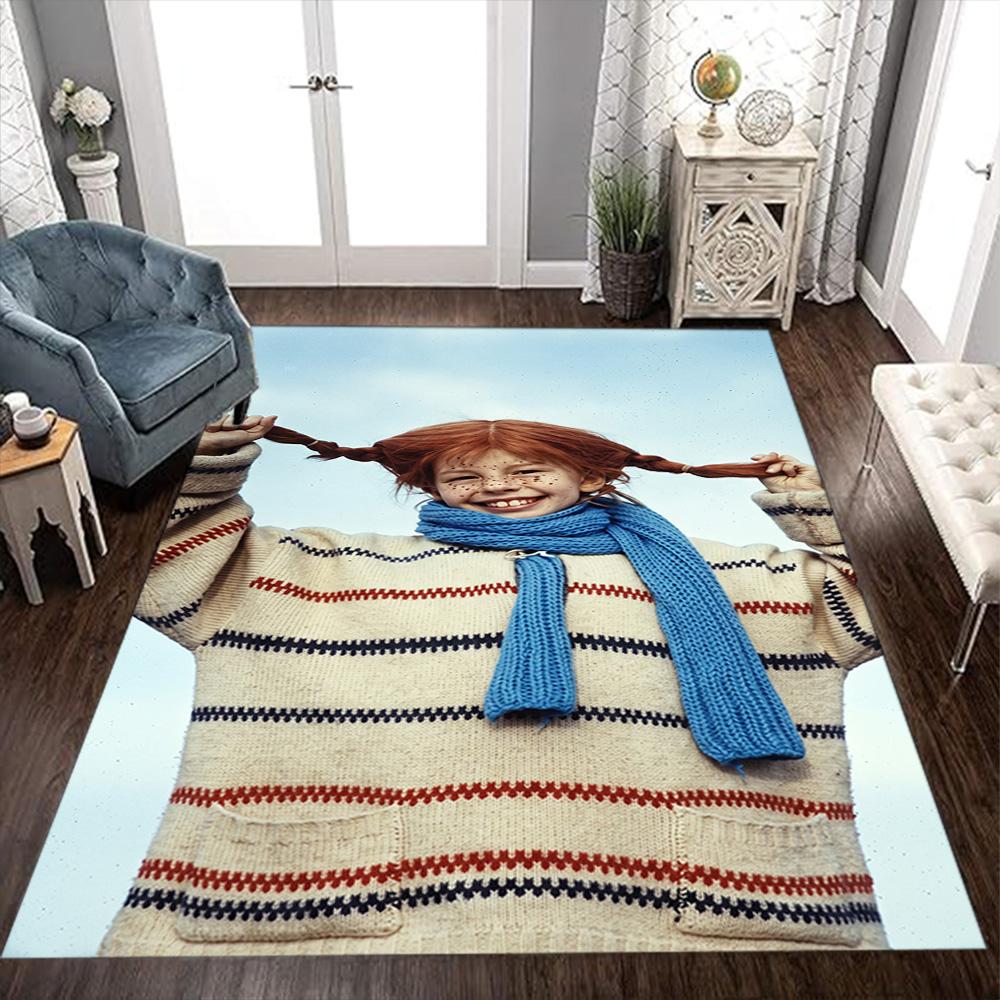 Pippi Carpet Suitable For Decorate Room Dining Room Balcony Playrooms Antislip Rug Anime Office Decor Best For Christmas