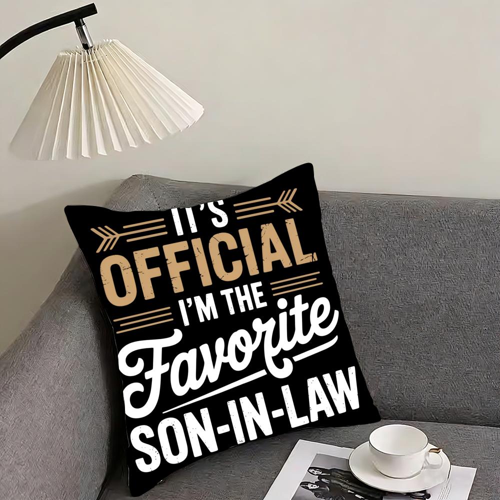 THE FAVORITE SONINLAW Cushion Cover Elegant Comfort Pillowcase Sofa Bed Doublesided Printed Invisible Zipper Home Decor
