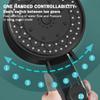 Black White Color High-Pressure Shower Head 10 Spray Modes Water Saving Shower  Bathroom Use