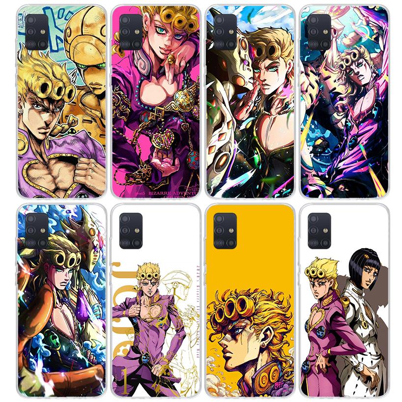 JoJo Adventure Giorno Giovanna Phone Case For Samsung Galaxy A52 A51 A50S A32 A22 A12 A02S A72 A71 A31 A70 A30S Note 20 Ultra 10