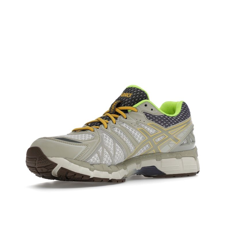Bodega X ASICS Gel Kayano 20 Small Wins Add Up Unisex Sneakers Cream Silver-Green Eucalyptus 1203A621-201
