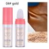 5 Colors Highlighter Powder, Body Brightens Face Blusher Patting Powder Highlighter Makeup Body Glitter Stick with Makeup