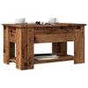 VidaXL Coffee Table Old Wood 79x49x41 Cm Engineered Wood, Coffee Table with Lift-up Top, Side Table 856928