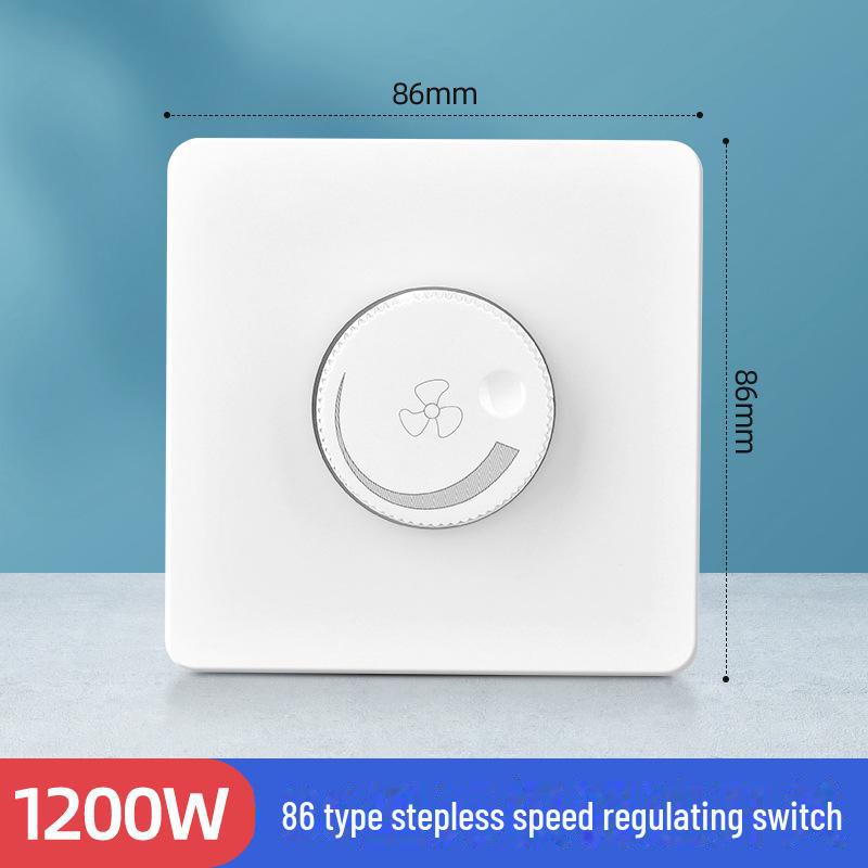 Скрытая панель управления скоростью потолочного вентилятора - бесступенчатый переключатель регулятора