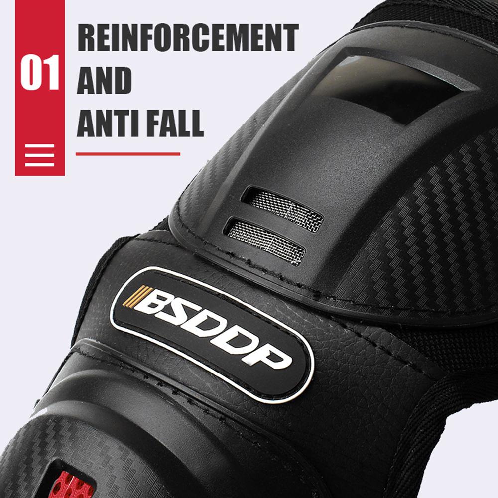 4 шт., наколенники для взрослых, налокотники, регулируемые наколенники, защита наколенников, броня для мотоцикла