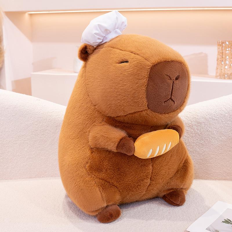 Creative Chef Series Capybara Doll Doll Plush Toy Doll Cute Kapibala Sleeping Pillow