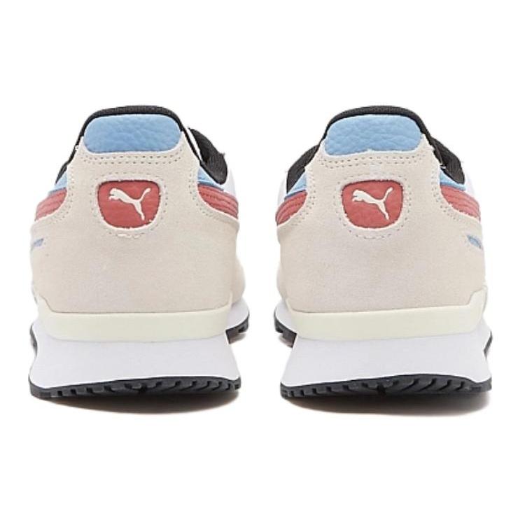 PUMA Rx 737 Textile, Split Cow Leather, Top Grain Cow Leather Low top Casual Shoes Unisex White 391971-04