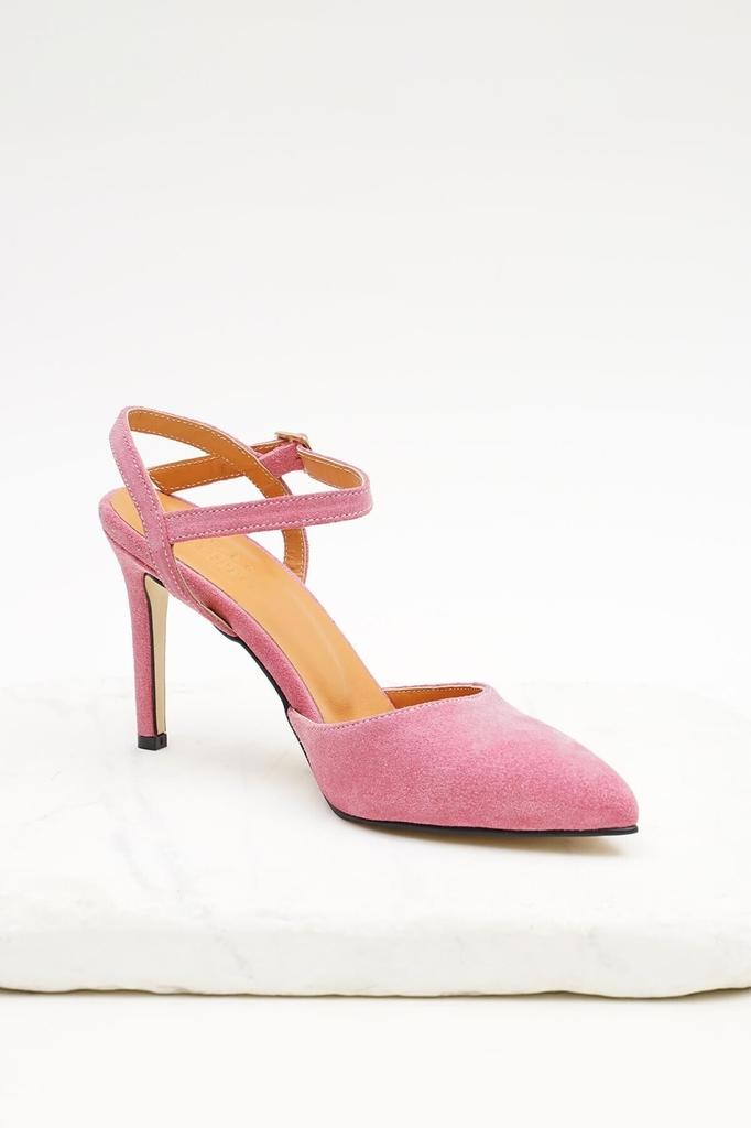 Женские модные классические туфли на высоком каблуке Lucia из натуральной замши коричневого цвета, туфли на каблуке