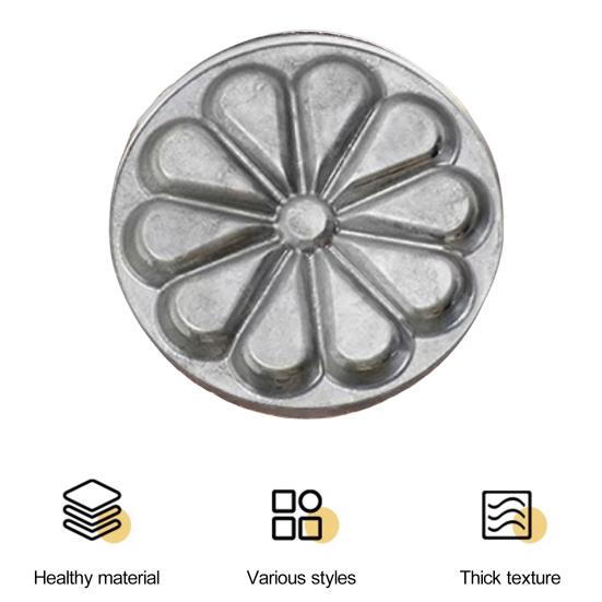 Пресс-форма для тиснения печенья, круглая металлическая форма для пресса для печенья с деревянной ручкой, штамп для тиснения печенья, инструмент для самостоятельной выпечки