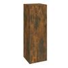 8 pc TV Cabinet Set Smoked Oak Particleboard