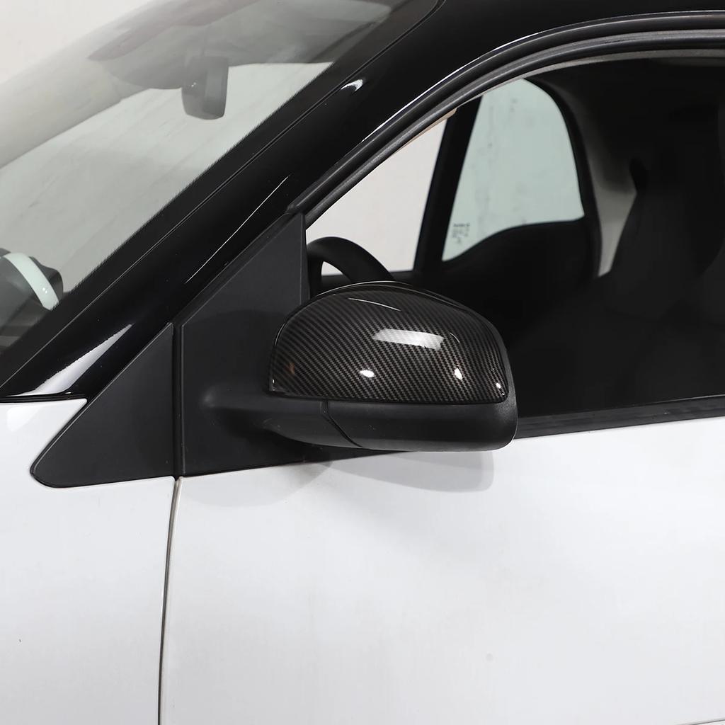 Для Mercedes Benz Smart 451 453 Fortwo Forfour 2009-2026 ABS Матовый черный Накладка-наклейка на крышку зеркала заднего вида автомобиля Автоаксессуары