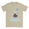 Футболки Hollow Knight Silksong Мужские 100% Хлопок Модная Одежда Хорнет Игровая С Круглым Вырезом С Коротким Рукавом