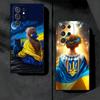 Blue Yellow Ukrainian Girl Soft Phone Case for Samsung Galaxy S26 S25 Edge S24 Ultra S23 Plus S22 S21 FE S20 Black Cover Back Sh