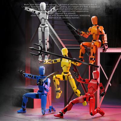 Набор 3D-фигурок с подвижными суставами, напечатанный на 3D-принтере, сборный манекен, полноразмерный робот, игровые фигурки