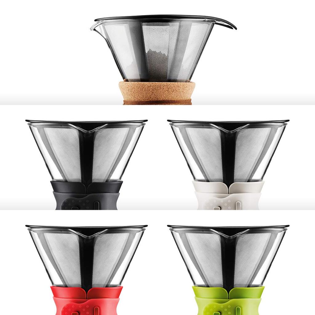 Bodum Pour Over Coffee Maker with Replaceable 51 Black Filter, Oz. 11593-01 [Parallel Import]