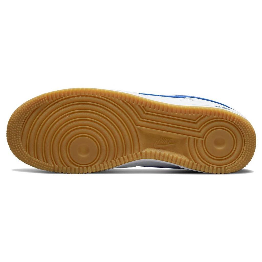 Nike Air Force 1 Low Цвет месяца — белые королевские синие кроссовки унисекс Varsity-Royal Gum-Yellow DJ3911-101