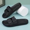 Men's Sandals Men's Slippers Beach Shoes Unisex Wear-resistant Non-Slip Shoes for Men Soft and Comfortable Non-Slip Thick Bottom