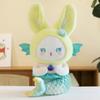 New Cute Mermaid Plush Toy Princess Rabbit Rag Doll Doll Pillow Girl Birthday Gift