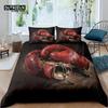 Home Living Luxury 3D Boxing Gloves Bedding Set Duvet Cover Pillowcase Kids Bedding Set Queen and King EU/US/AU/UK Size
