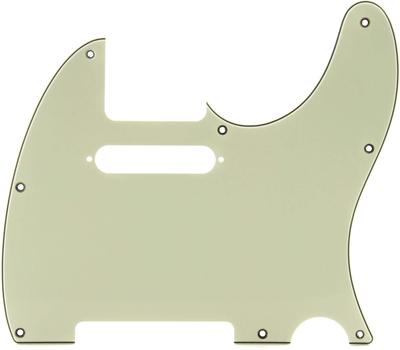 КРЕПЛЕНИЕ ДЛЯ ЩИТКОВ Fender TELECASTER ЩИТКИ MINT GREEN 8-HOLE MULTI-PLY