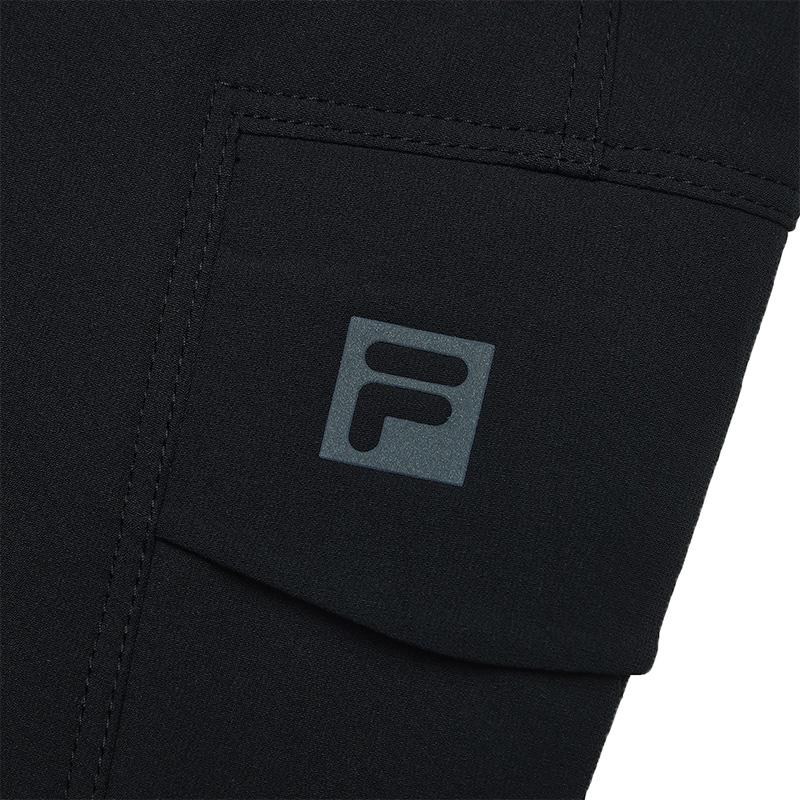 Fila Универсальные теплые тканые повседневные брюки Explorer Мужские брюки Глубокий черный A11M517802F-BK