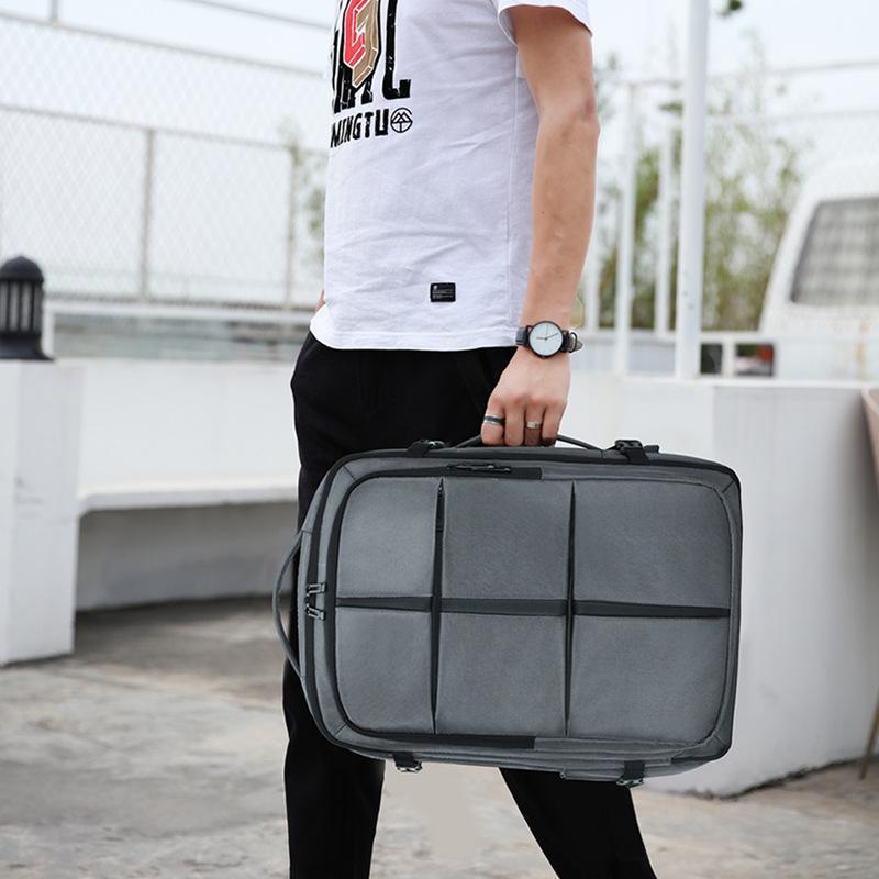 Новый унисекс однотонный водонепроницаемый и дышащий деловой модный повседневный универсальный рюкзак для повседневного использования