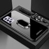 Tempered Glass Phone Case For Samsung Galaxy A73 A53 A33 A13 A03S A22 A52 A32 A42 A51 A71 A72 A12 5G Magnetic Ring Holder Stand Cover with Lanyard