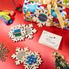 Подвеска-подвеска крестиком Пряничный человечек 3D DIY Подвеска крестиком DIY Арт-подвеска для рукоделия Набор для детей и взрослых