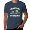 Promoted To Big Brother Est 2025 Shirt For Kids Farm Tractors Gift For Boys Tshirt Trendy Casual Short Sleeve Shirt